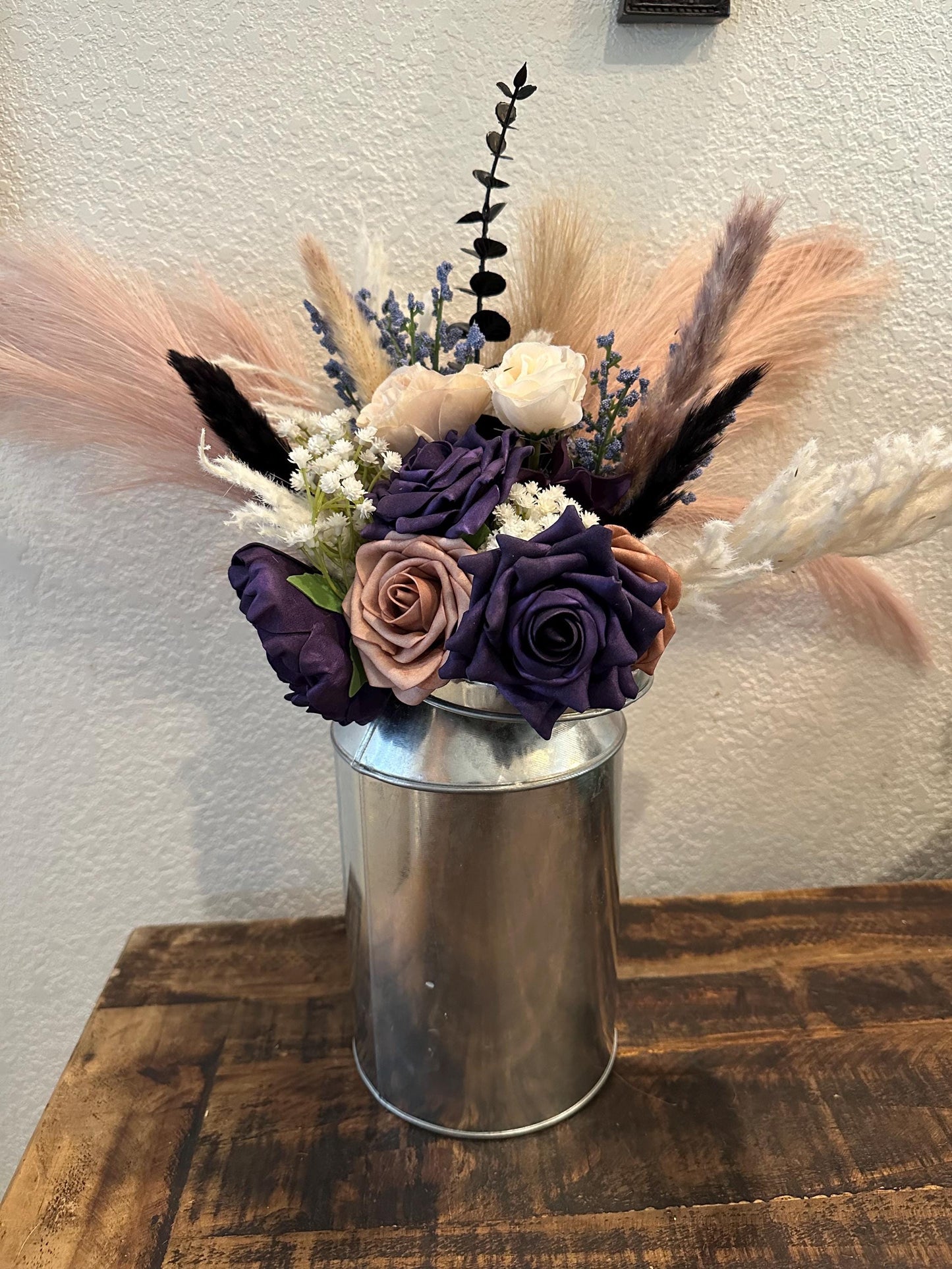 Milk Can Flower Arrangement